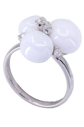 Bague 55 BAGUE POMELLATO CAPRI DIAMANTS 58 Facettes 080571