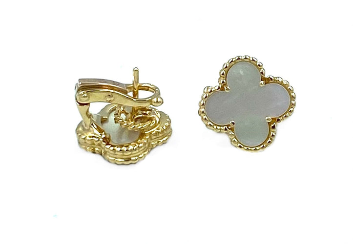 Boucles d'oreilles Van Cleef & Arpels-  Boucles d’oreilles Alhambra vintage 58 Facettes