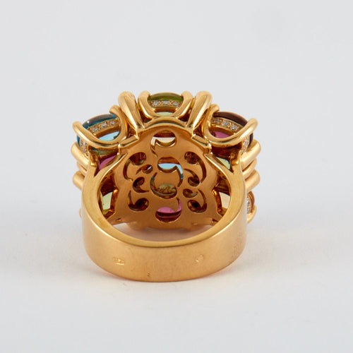Bague 53 Bague Multicolore 58 Facettes 2.191