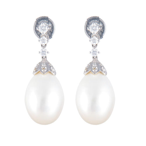 Boucles d'oreilles Pendants d'oreilles Perles baroques Diamants 58 Facettes 8406