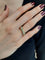 Bague 52 DEMI-ALLIANCE 5 DIAMANTS 58 Facettes 078111