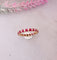Bague Alliance Américaine Rubis Or Jaune 58 Facettes AB 1071