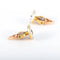 Boutons de manchette Boutons de manchettes or et nacre 58 Facettes