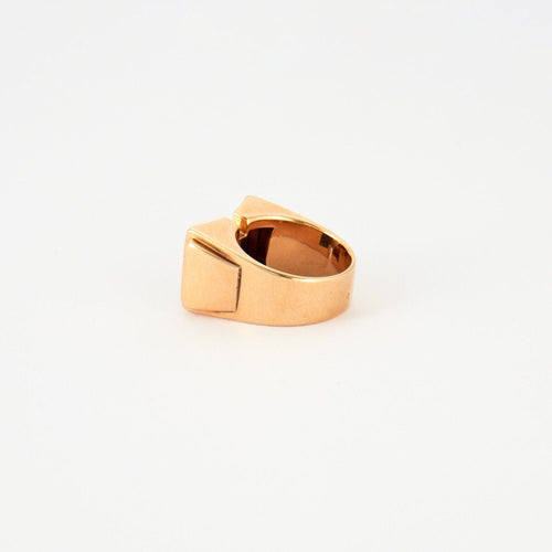 Bague 53 Bague Tank 2 ors Diamants 58 Facettes