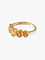 Bague 52 Bague Citrines miel 58 Facettes
