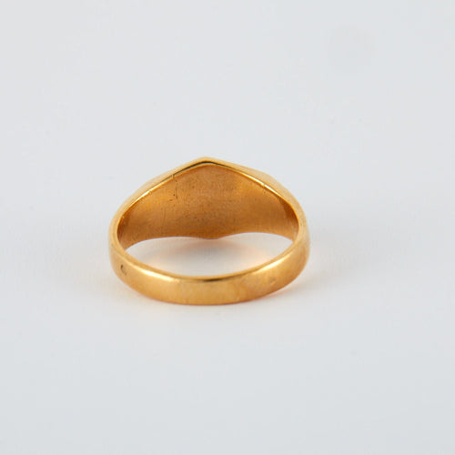 Bague 55.5 Bague chevalière 2 ors 58 Facettes