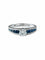 Bague Bague Jarretière Diamants et Saphirs 58 Facettes