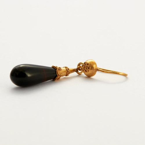 Boucles d'oreilles Boucles d'oreilles Onyx Or 58 Facettes