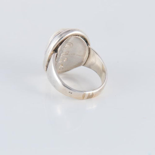 Bague 56 Georg Jensen - Bague Dôme Argent 58 Facettes