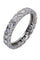 Bague 52 ALLIANCE DIAMANTS EN PLATINE 58 Facettes 061221