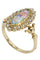 Bague BAGUE ÉMAIL ET PERLES NAPOLÉON III 58 Facettes 049501