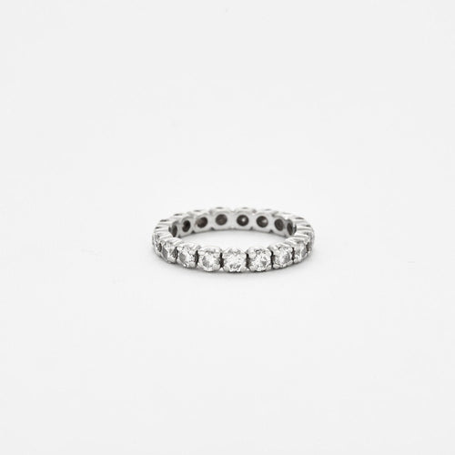 Bague 52.5 Alliance américaine Diamants 1.52ct 58 Facettes 230429
