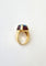 Bague 54 Bague Topaze Améthystes Grenats Diamants 58 Facettes