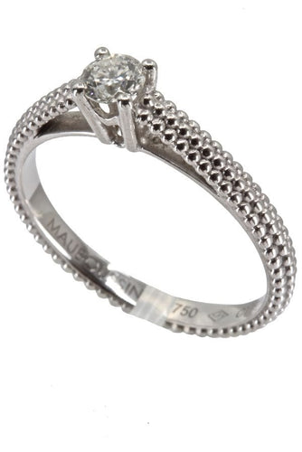 Bague SOLITAIRE "FAN DU PREMIER JOUR" MAUBOUSSIN 58 Facettes 038351