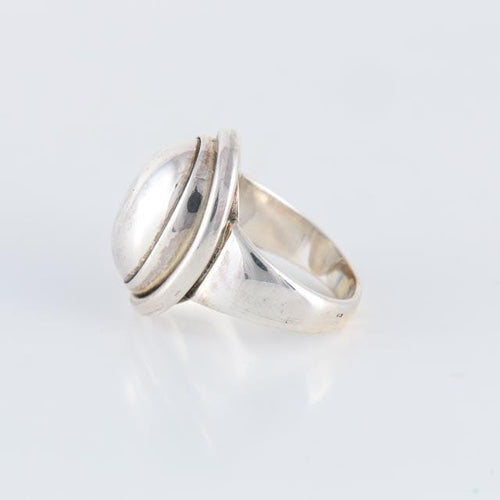 Bague 56 Georg Jensen - Bague Dôme Argent 58 Facettes