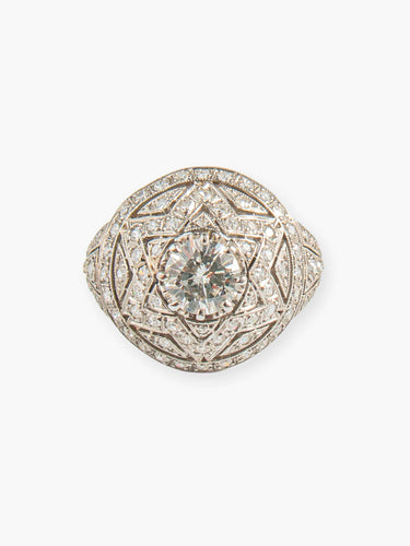 Bague 47 Bague Etoile diamants 58 Facettes