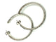 Boucles d'oreilles POMELLATO 67. Créoles argent et marcassites 58 Facettes