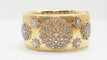 Bracelet 17cm Bracelet manchette or bicolore et diamants 58 Facettes 32265