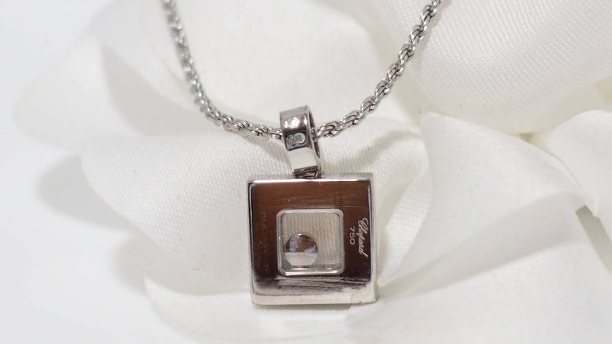 Collier Pendentif Chopard Happy Diamonds 58 Facettes