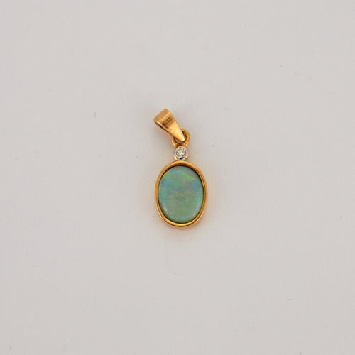 Pendentif Pendentif Opale Diamant 58 Facettes EL2-25