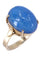 Bague 55 Bague scarabée Or jaune Calcédoine 58 Facettes 082021