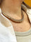 Collier Collier maille palmier en chute or jaune 58 Facettes
