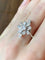 Bague 54 Bague en or blanc et diamants 58 Facettes
