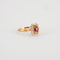 Bague 53 Bague or jaune rubis 58 Facettes