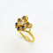 Bague 61 Bague Papillon Opale Saphirs Or jaune 58 Facettes 20400000616