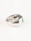 Bague 53 Bague Emeraude et diamants, or gris et platine 58 Facettes