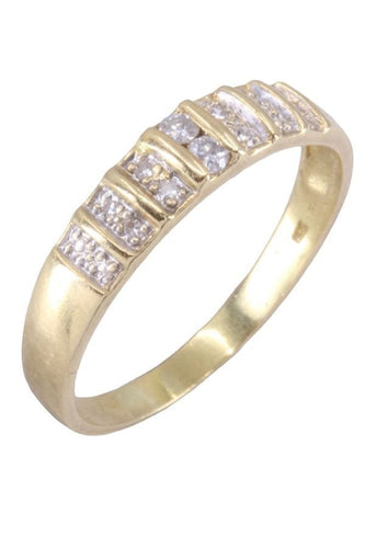 Bague 57 BAGUE JONC DIAMANTÉ 58 Facettes 080351