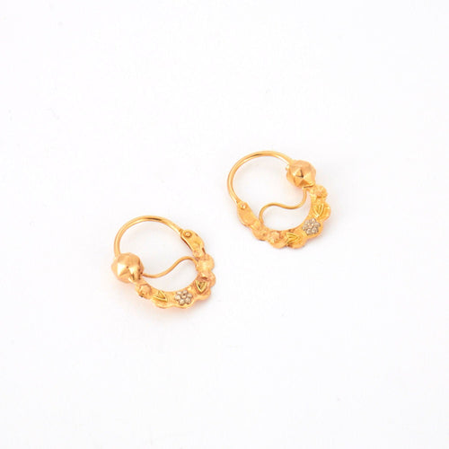 Boucles d'oreilles Créoles Savoyarde Or 58 Facettes