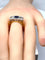 Bague 53 Bague Art Déco Saphir et Diamants 58 Facettes