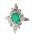 Bague 52 Bague Navette Emeraude et Diamants 58 Facettes 507