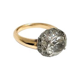 Bague 52 POMELLATO - Bague "Tabou" topazes blanches 58 Facettes 1CA320/1
