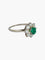 Bague Bague Marguerite diamants et émeraude 58 Facettes