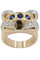 Bague BAGUE TANK SAPHIRS ET DIAMANTS 58 Facettes 041991