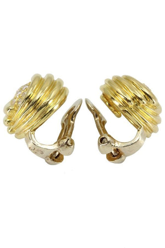 Boucles d'oreilles BOUCLES D'OREILLES CLIPS DIAMANTS 58 Facettes 041021