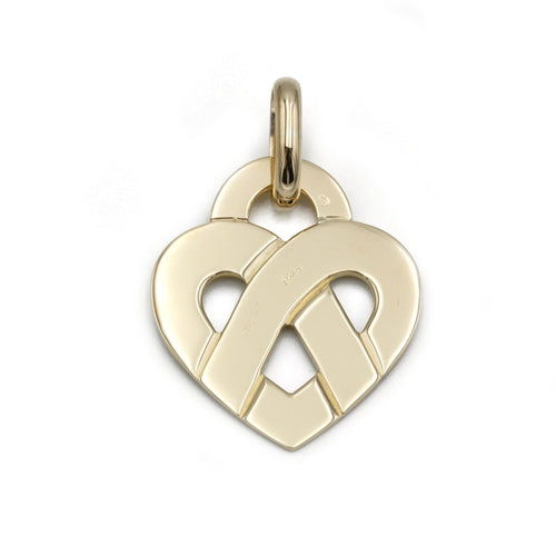 Pendentif POIRAY - Pendentif "Coeur Entrelacé" 58 Facettes 230312R