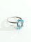 Bague Bague Or Blanc Topaze 58 Facettes