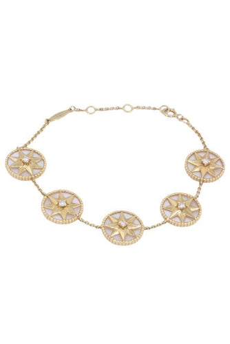 Bracelet DIOR - BRACELET "ROSE DES VENTS" DIAMANTS NACRE 58 Facettes 081101