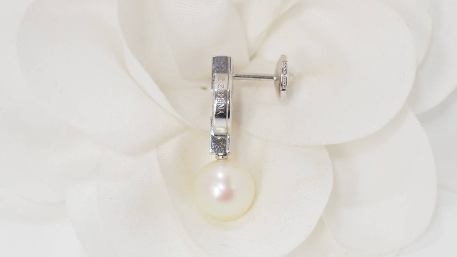 Boucles d'oreilles CARTIER - Boucles d'oreilles Himalia diamants ,perles de culture 58 Facettes 32069