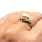 Bague 54 Bague vintage or jaune et perle de culture 58 Facettes 3635