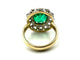 Bague Bague Or Emeraude Diamants 58 Facettes