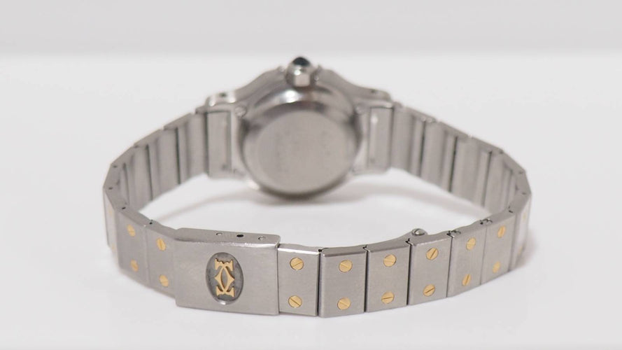 Montre Montre Cartier Santos octogonale or jaune et acier 58 Facettes 31196