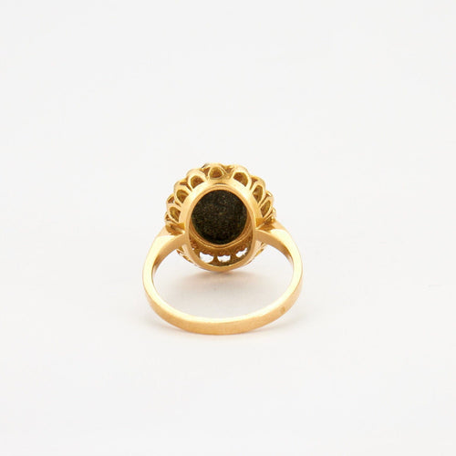 Bague 53 Bague en Or jaune, camée 58 Facettes