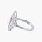 Bague 51 Bague style Art Déco Diamants et Rubis 58 Facettes