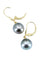Boucles d'oreilles DORMEUSES PERLES DE TAHITI 58 Facettes 053231