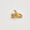 Bague 54 Bague Toi et Moi Perles Diamants 58 Facettes