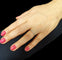 Bague 54 Demie alliance Or blanc 17 Diamants 58 Facettes ALL.MINI.576.1